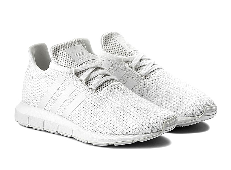 adidas swift run big kid white