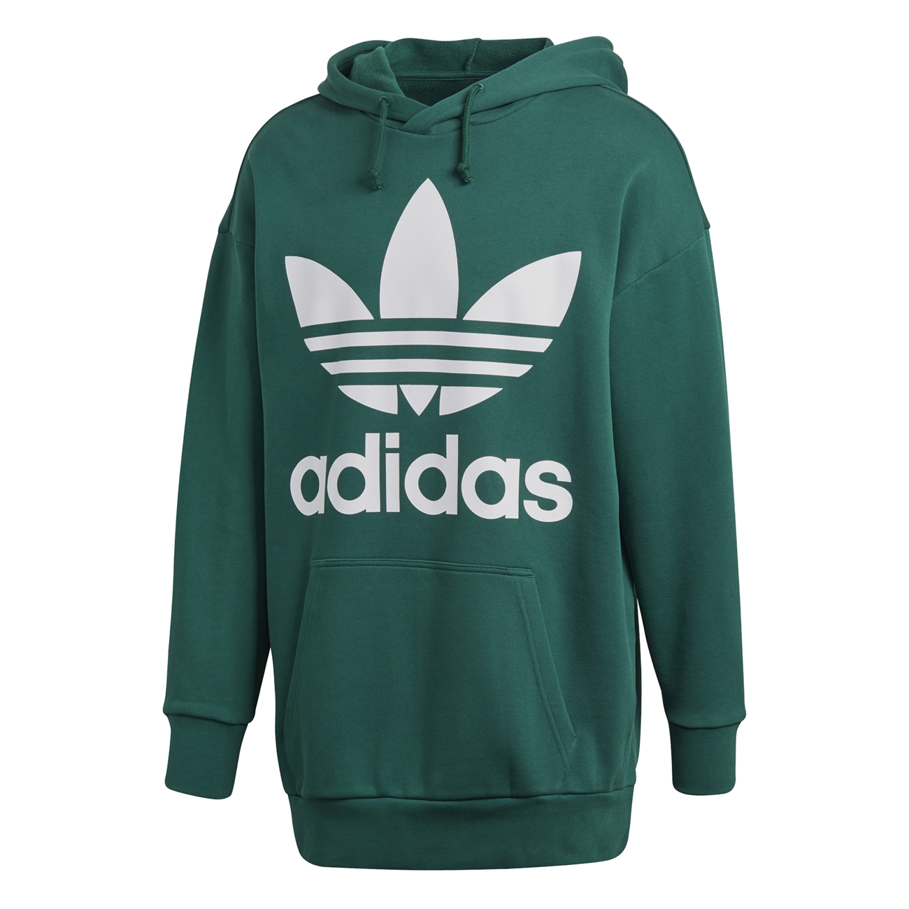 Adidas Originals Trefoil Oversized Hoodie (Collegiate Green)