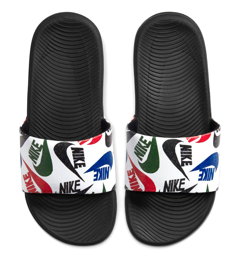 si puedes Accesible cebra Chanclas Nike Kawa Slide SE JDI "Black White"