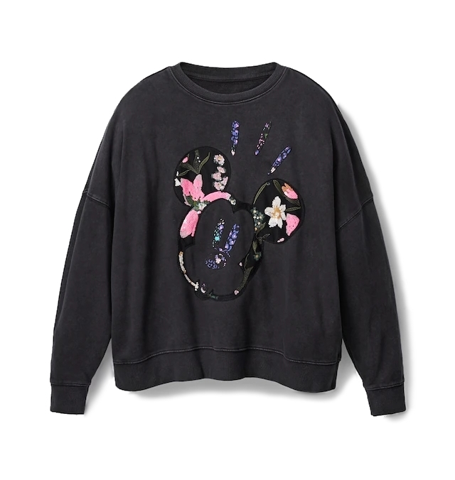 Mickey mouse 2025 sequin sweatshirt