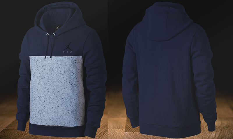 jordan flight fleece cement pullover hoodie