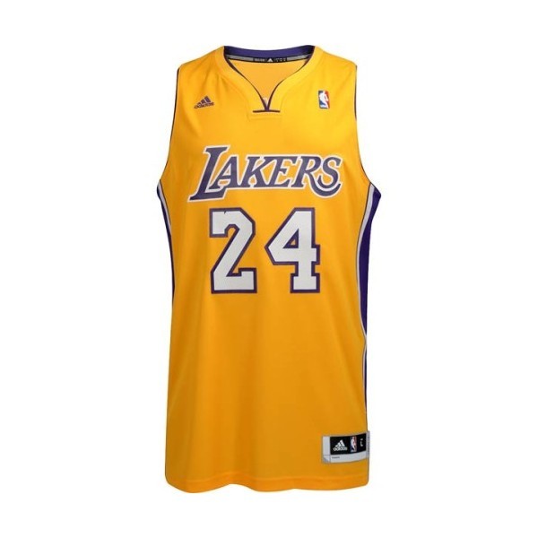 Adidas Camiseta Original Bordada Kobe Bryant Lakers (amarillo)