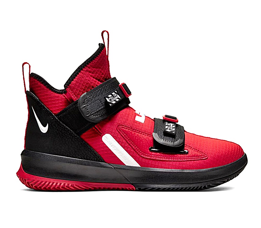 lebron soldier 13 black and red