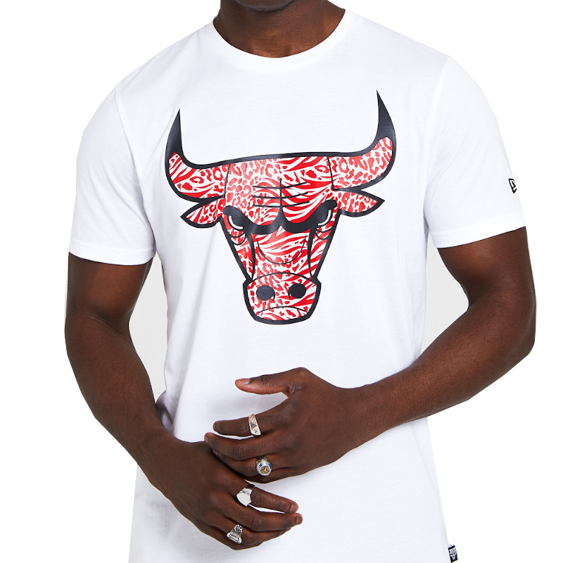 Official New Era NBA Infill Team Logo Chicago Bulls Black Jersey B9170_482  B9170_482