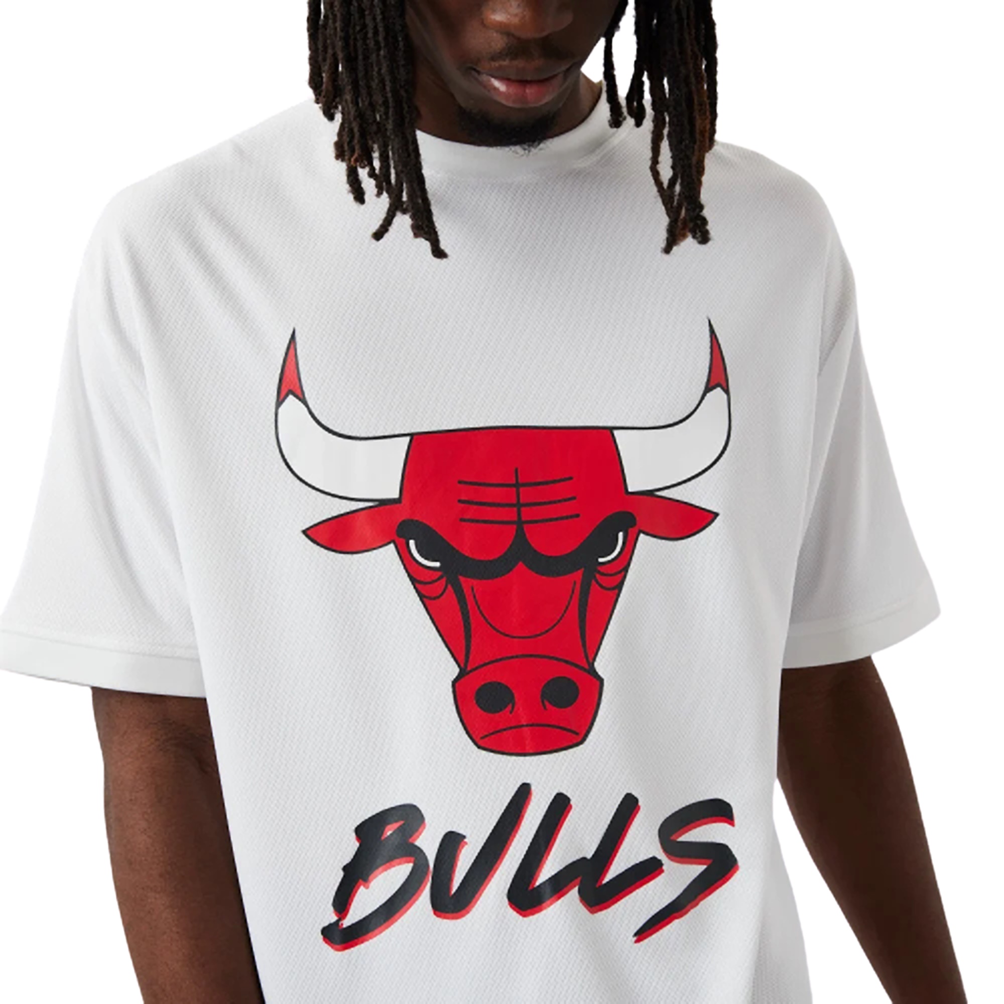 Sebneei New Era Nba Chicago Bulls Outline Logo T-Shirt White Other