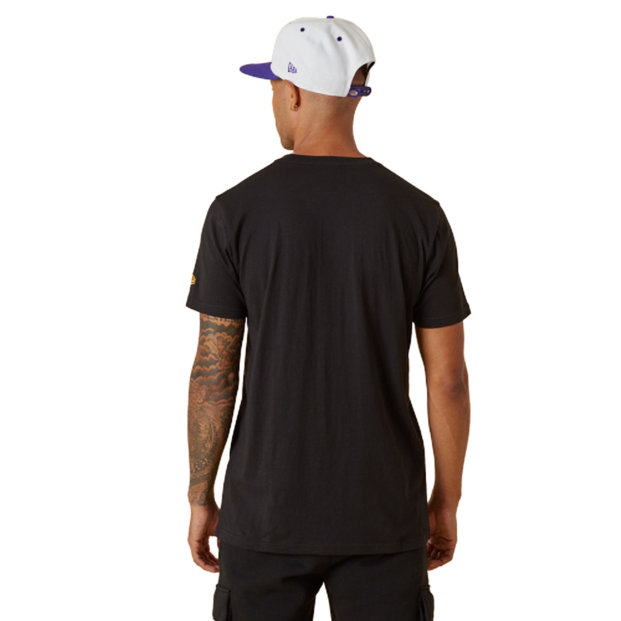 LA Lakers Basketball Graphic Black T-Shirt