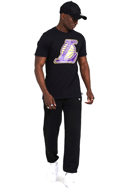 MENS LA Lakers NBA Team Logo Black Tank Top Black  New Era T-SHIRTS, TOPS  & VESTS — Linearinteriorismo