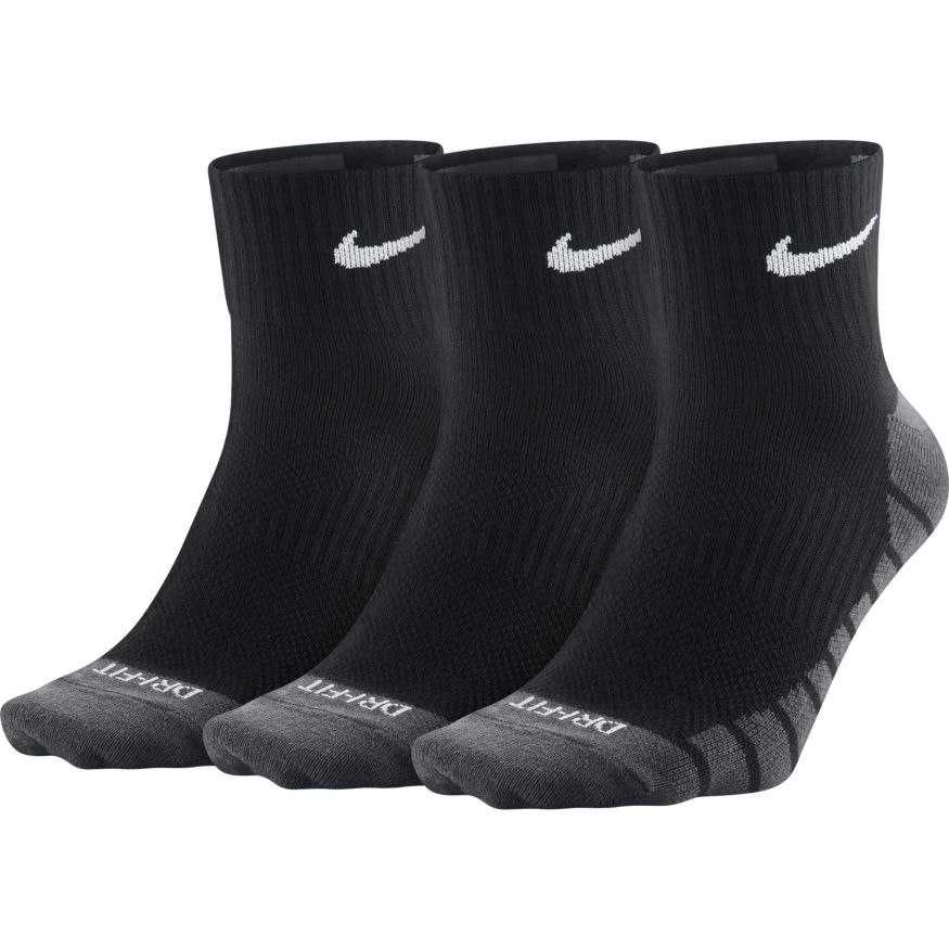 bolígrafo Legado Folleto Nike Dry Lightweight Quarter Training Sock 3 Pair (010)