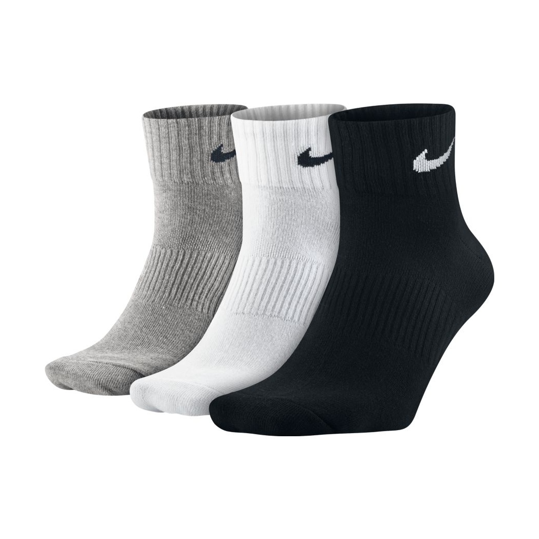 Cariñoso Bajo leyendo Nike Performance Lightweight Quarter Training Sock 3p (901/black