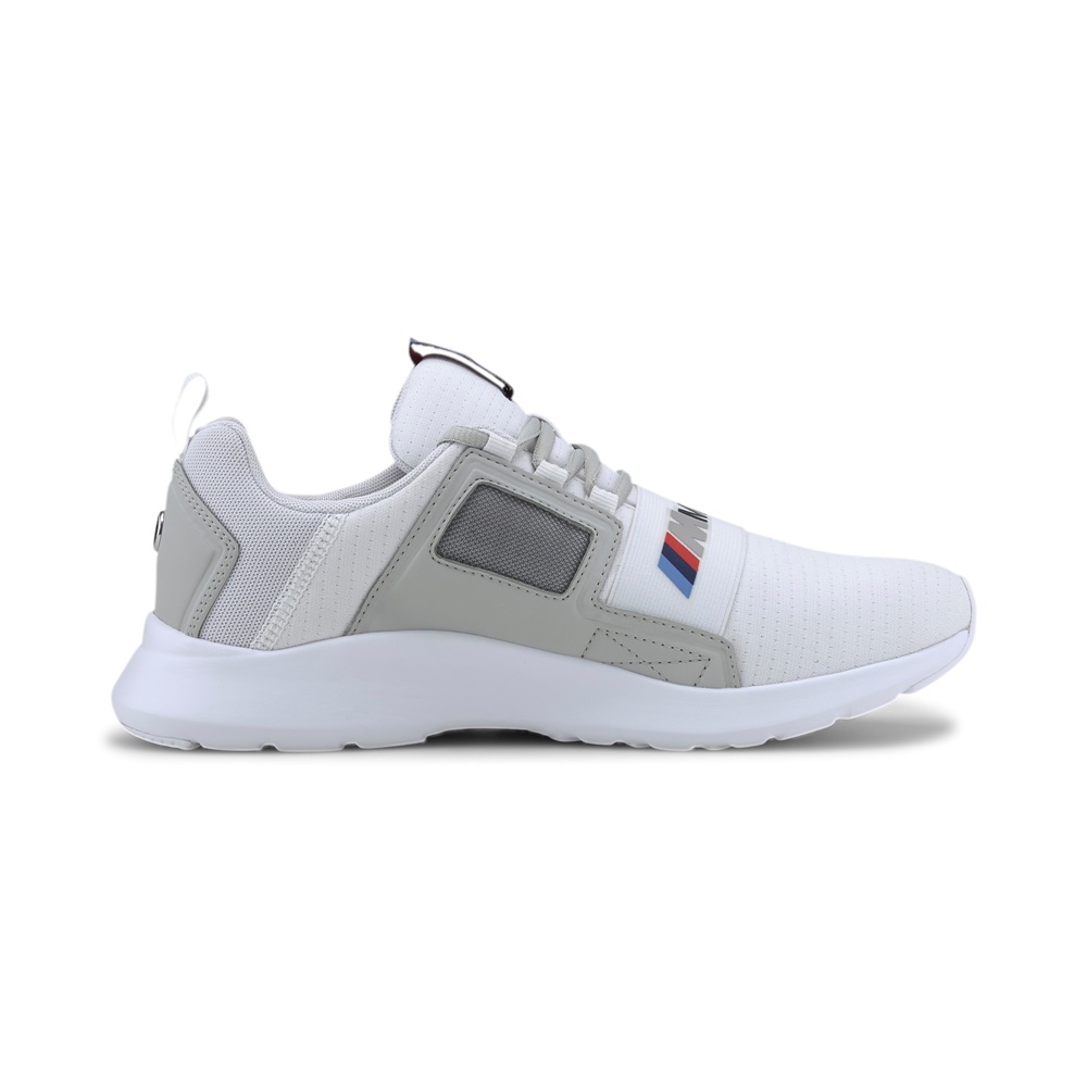 PUMA Zapatos deportivos BMW MMS con jaula con cable para hombre, casuales,  color blanco