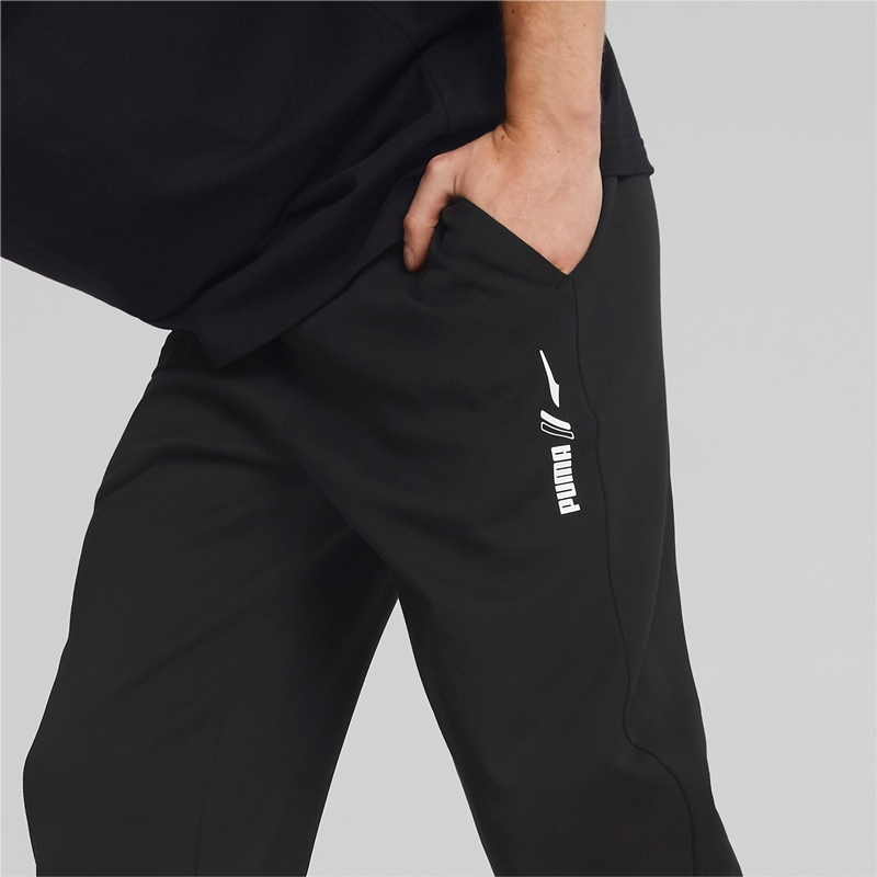 Pantalon PUMA RAD/CAL DK sur Pantalon Homme - Zwart - Taille M