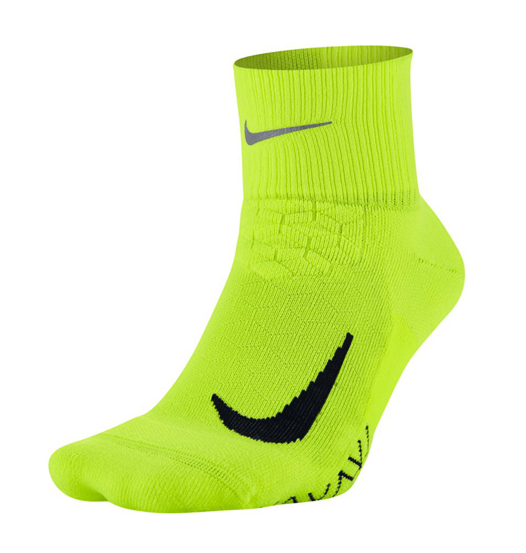 Corrupto tempo cansada Unisex Nike Elite Cushion Quarter Running Sock (676)